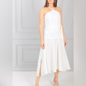 NWT Provenzano Schouler white poplin dress; size 8